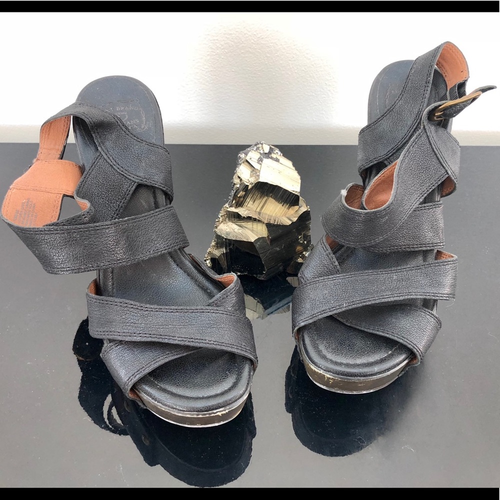 Lucky Brand 🍀 LK-TESSA Sling Back Platform Heel - Picture 2 of 8